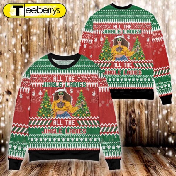 Get Festive with the All the Jingle Ladies Christmas Sweater