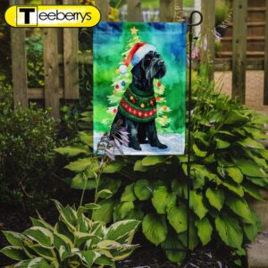 Giant Schnauzer Christmas Garden Flag