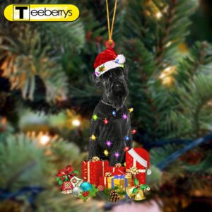 Giant Schnauzer-Dog Be Christmas Tree…