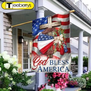 God Bless America American Wreath…