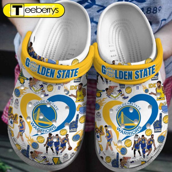 Golden State Warriors NBA Christmas Sport Clogs  Clogs Shoes Comfortable