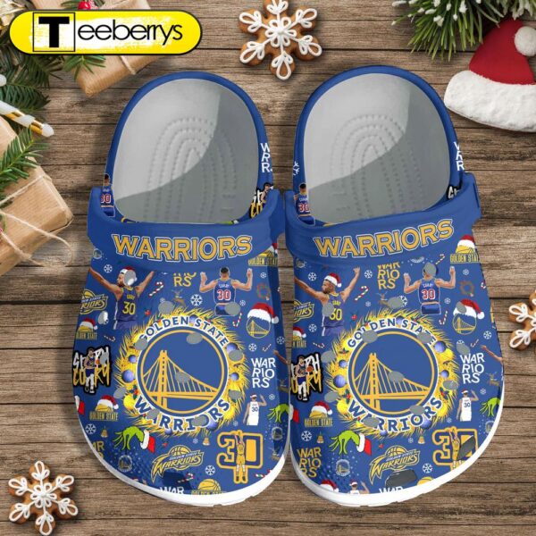 Golden State Warriors NBA Christmas Sport Clogs  Clogs Shoes