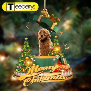 Goldendoodle – Merry Christmas Dog…