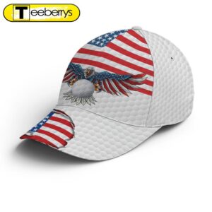 Golf American Flag Eagle Golf…