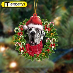 Great Dane Xmas Bandana Hanging…