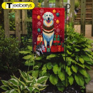 Great Pyrenees Holiday Christmas Garden…