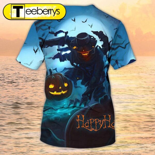 Halloween 3D Tshirt Mens Halloween Shirt Happy Halloween 3D Full Print On Shirt