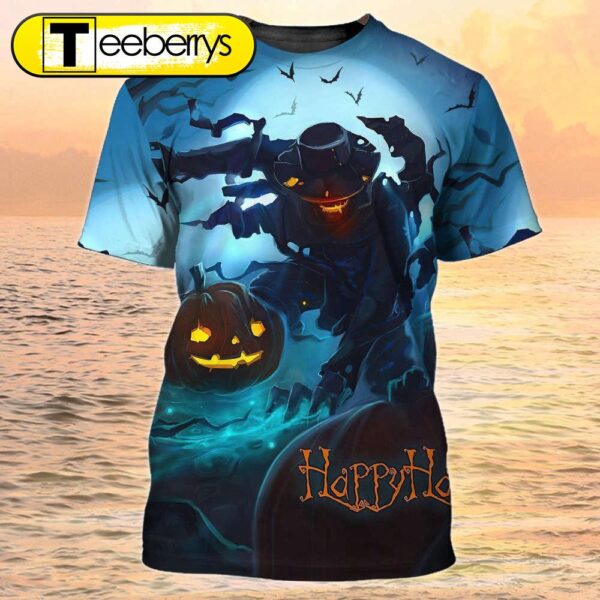 Halloween 3D Tshirt Mens Halloween Shirt Happy Halloween 3D Full Print On Shirt