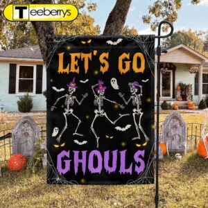 Halloween Dancing Skeleton Flag Let’s…