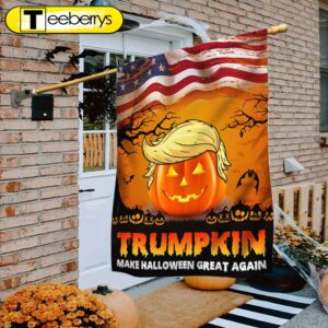 Halloween Flag Trumpkin Make Halloween…