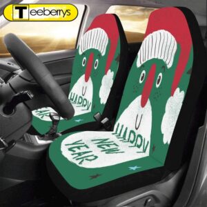 Happy New Year Car Seat Covers