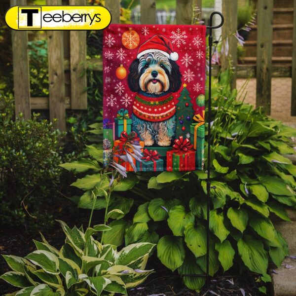 Havanese Holiday Christmas Garden Flag