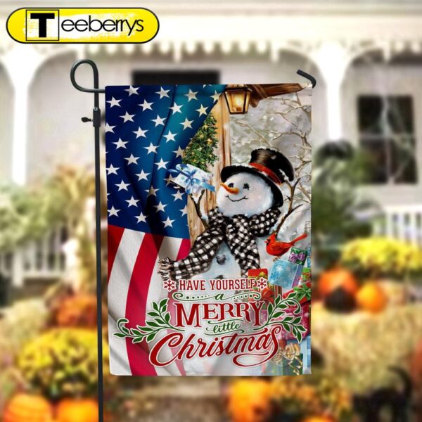 Have Yourself A Merry Little Christmas Garden FlagXmas, Garden Flags, Outdoor Xmas Flags