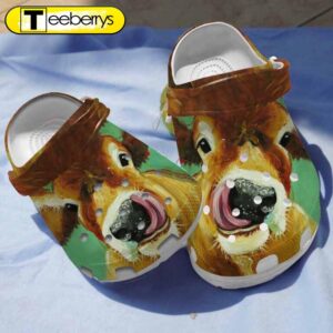 Highland Cow Cattle Clogs Shoes…