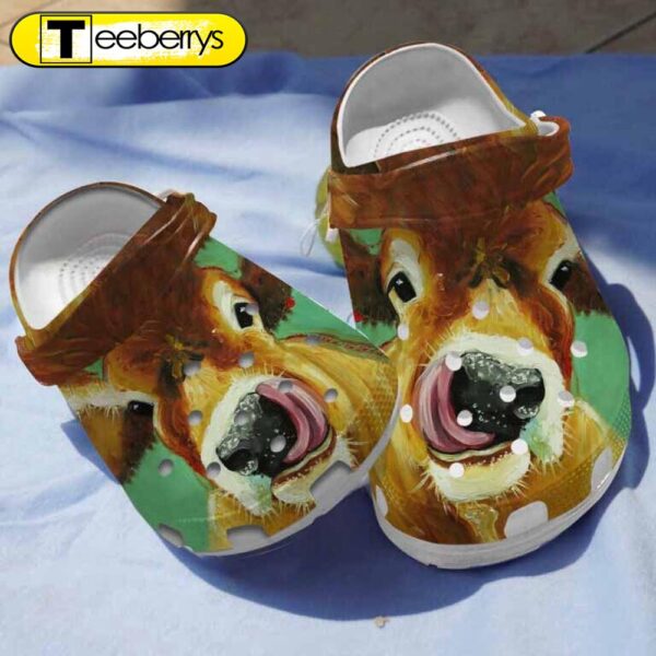 Highland Cow Cattle Clogs Shoes Birthday Christmas Gifts