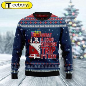 Hippie Bus Ugly Christmas Sweater…