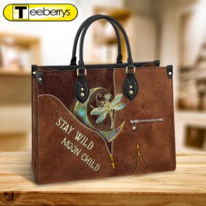 Hippie Dragonfly Leather Bag –…