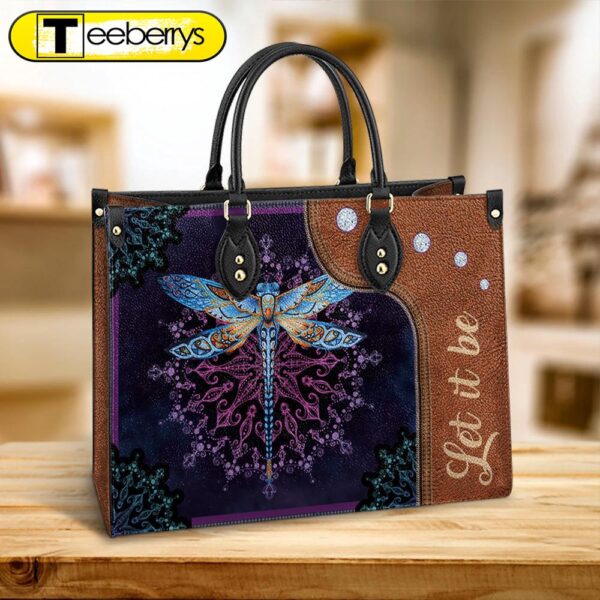 Hippie Dragonfly Let It Be 1 Leather Bag – Women’s Pu Leather Bag