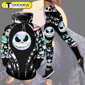 Hologram Jack Skellington Combo Hoodie & Legging  Gift Xmas