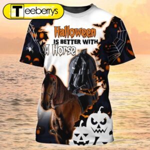 Horse Halloween 3D Shirt Men…