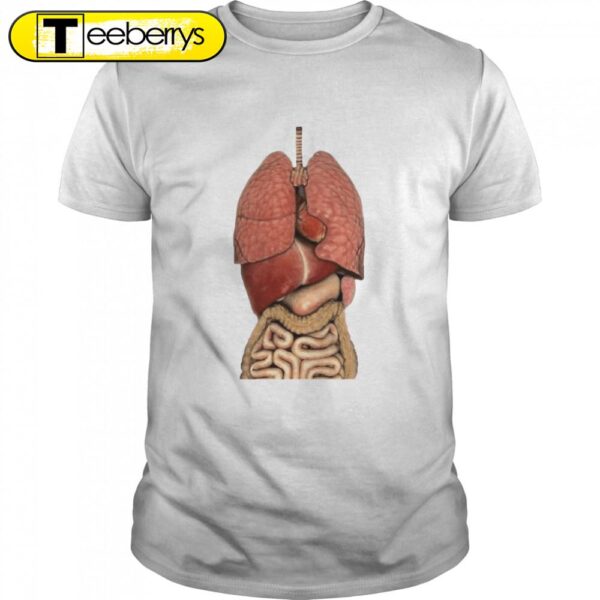 Human Entrails Anatomy Intestines Bowels Scary Graphic Halloween T-shirts