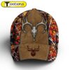 Hunting Camouflage Multicolor Deer Logo Baseball Cap