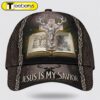 Hunting Jesus Is My Savior Baseball Cap – Christian Hats for Men and Women