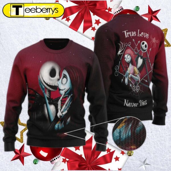 Jack And Sally Ugly Christmas Sweater