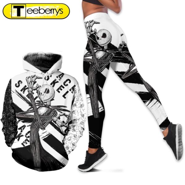 Jack Skellington Combo Hoodie Legging Set Gift Xmas