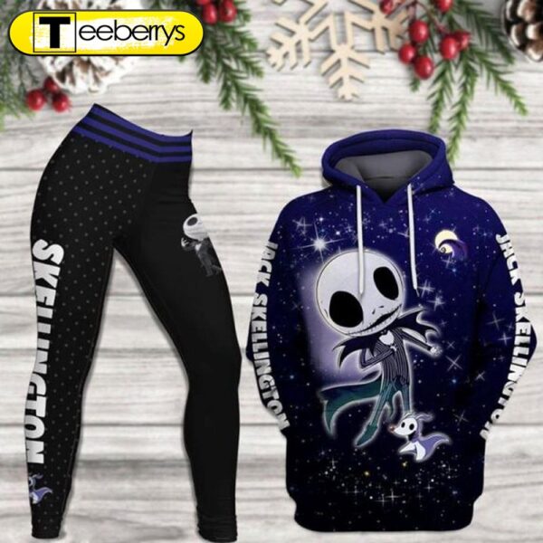 Jack Skellington Hoodie And Legging All Over Printed Gift Xmas