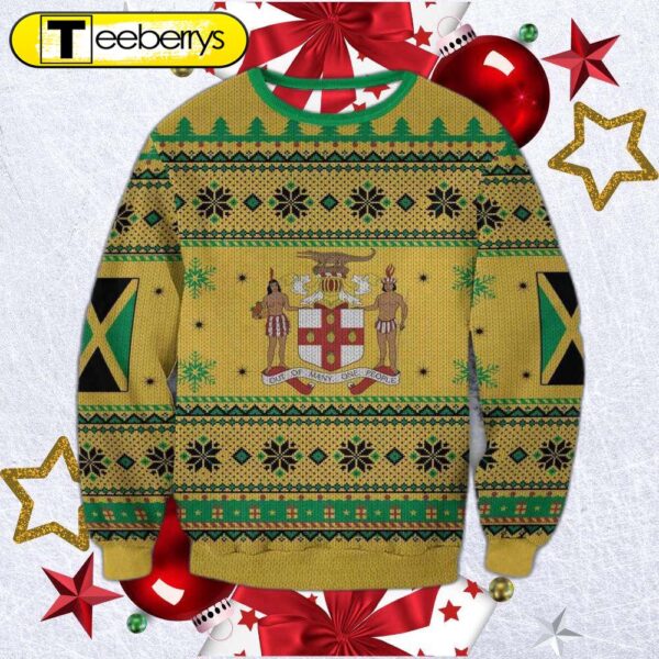 Jamaica Country 3D All Over Print Ugly Christmas Sweater All Over Printed