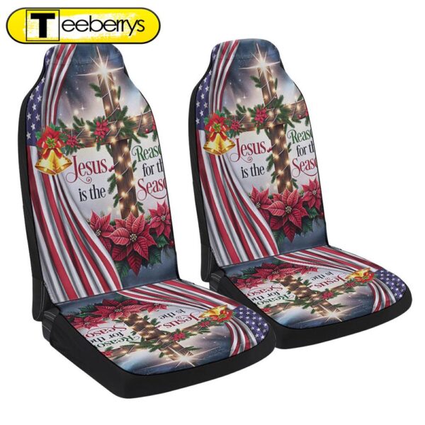 Jesus Christ Christmas Jesus Is The Reason For The Season Seat Cover Cars