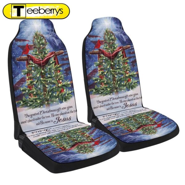 Jesus Christ The Greatest Gift Christmas Seat Cover Cars