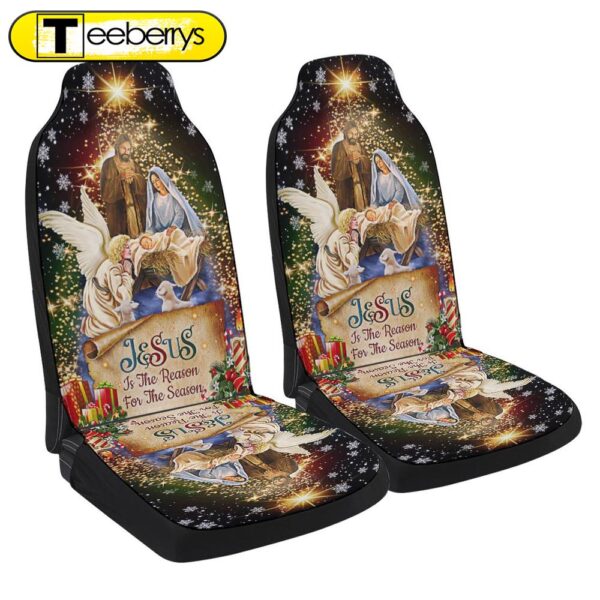 Jesus Christmas Seat Cover Cars