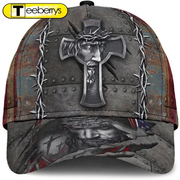 Jesus Cross Crucifixion Of Jesus All Over Print Baseball Cap – Christian Hats