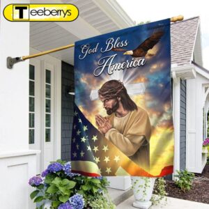 Jesus Cross Flag God Bless…