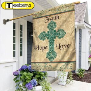 Jesus Flag Faith Hope Love…