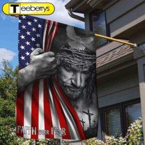 Jesus Flag Faith Over Fear…