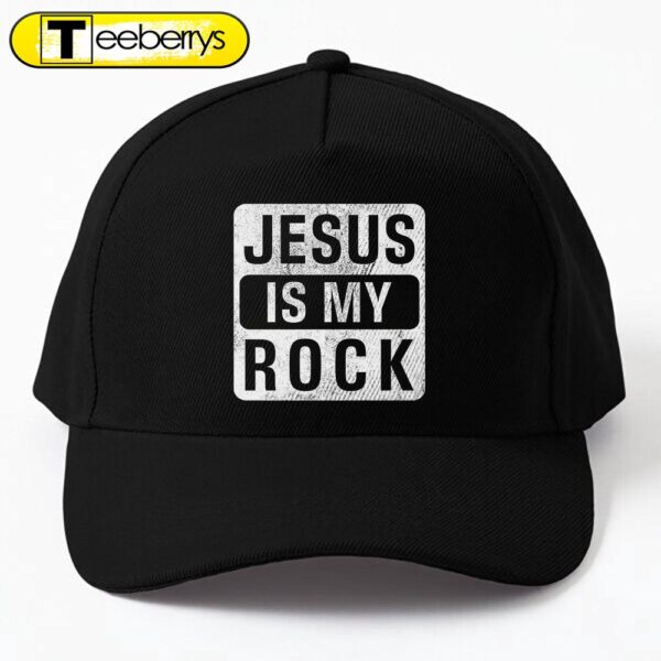 Jesus Is My Rock Christian Religious Cap