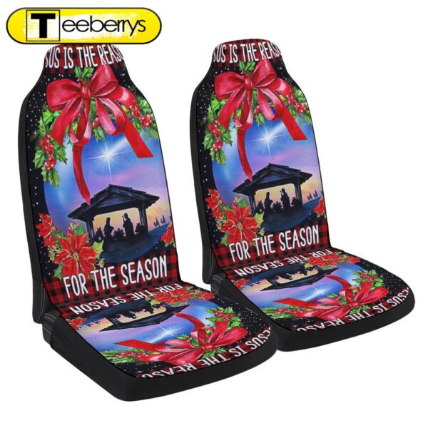 Jesus Is The Reason For The Season Christmas Seat Cover Cars