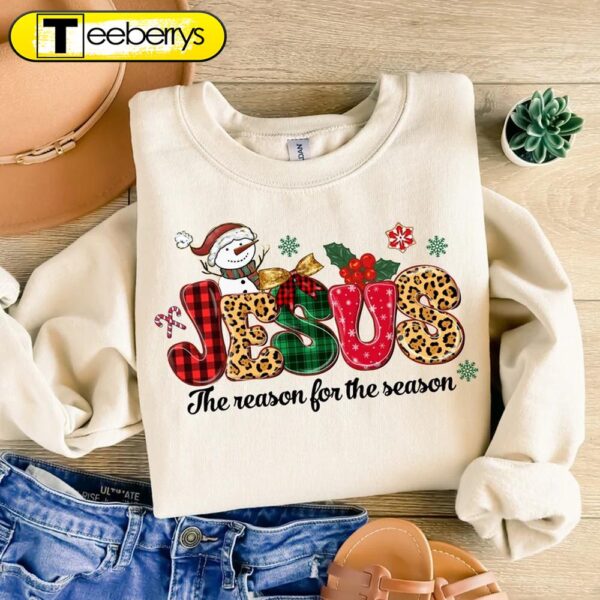 Jesus Is The Reason For The Season Retro Christmas Shirt