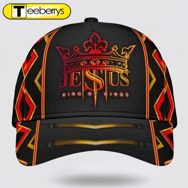 Jesus King Of Kings Baseball Cap – Christian Hats for Men and Women