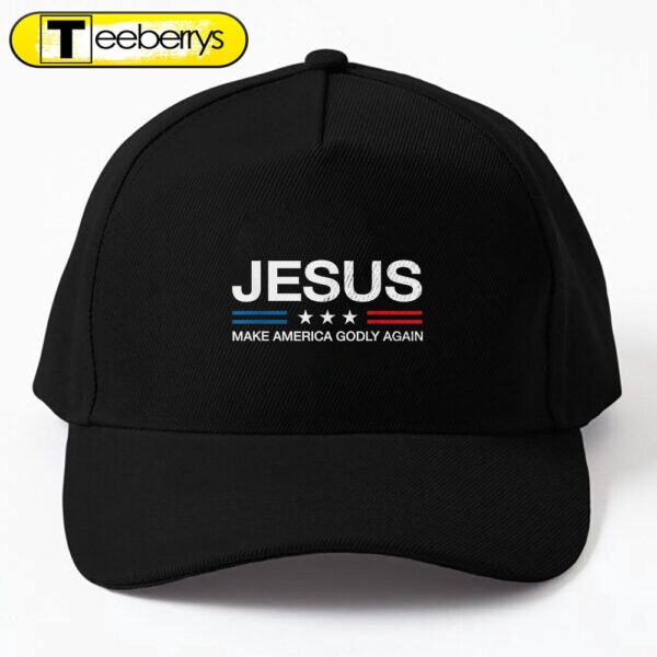 Jesus Make America Godly Again Christian Patriot God Faith Cap