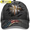 Jesus Religious Cross Nails And American Flag Forgiven 4given All Over Print Baseball Cap