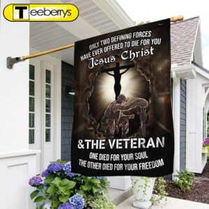 Jesus Veteran Flag Jesus Christ…