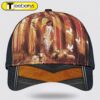 Jesus Walking In Forest With Lamb Classic Hat All Over Print – Christian Hats