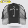 Jesus With Cross Classic Hat All Over Print – Christian Hats