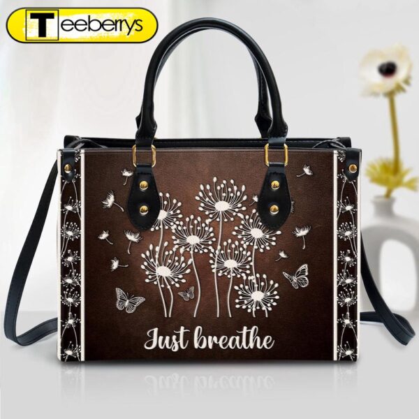 Just breathe Stunning Dandelion Leather Handbag – Women Pu Leather Bag