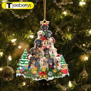 Labrador Full The Christmas Tree-Two…