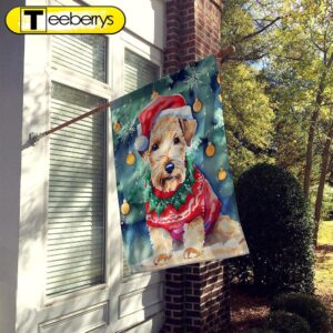 Lakeland Terrier Christmas House Flag